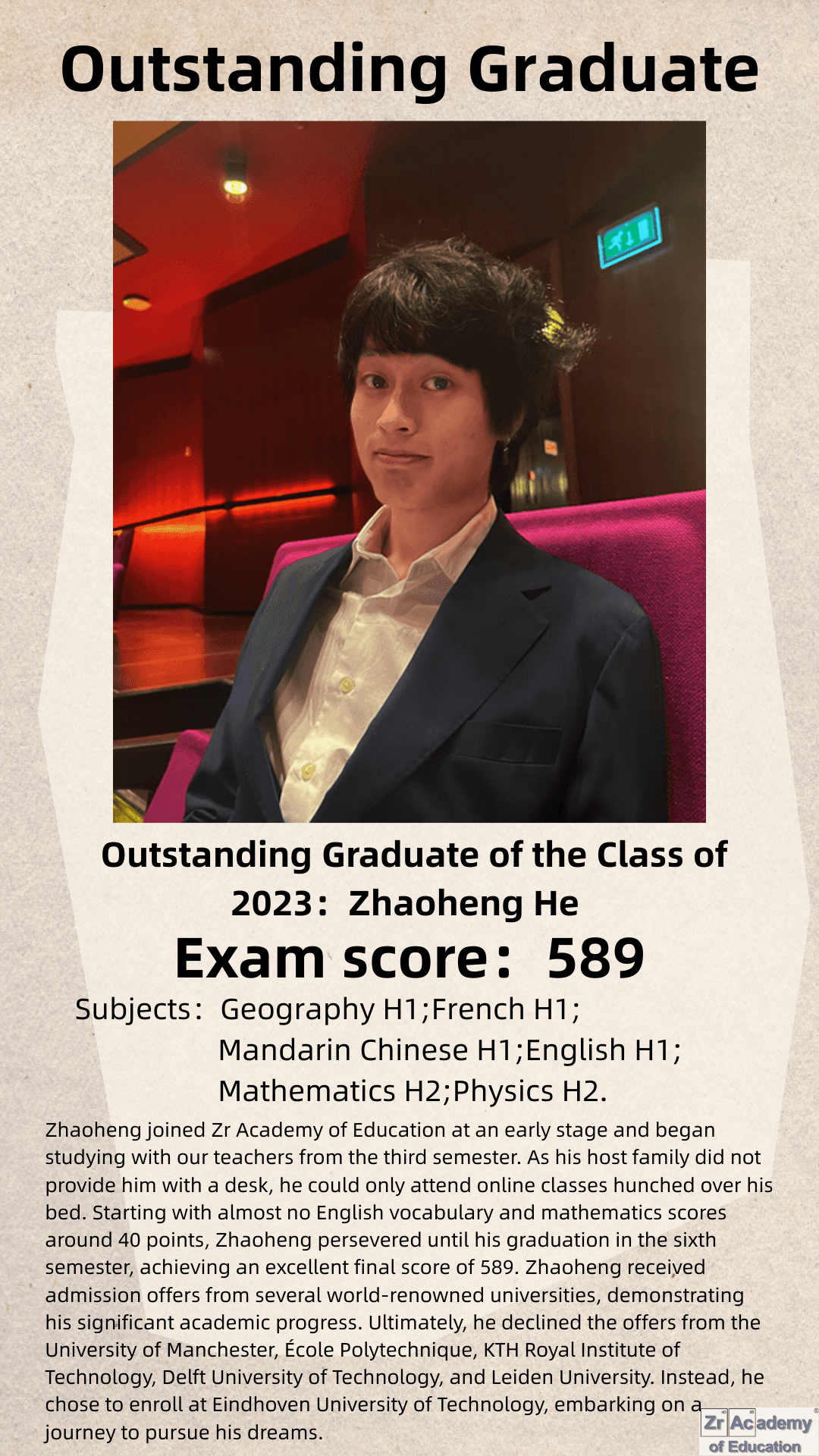 Zr Academy alumni success story 2